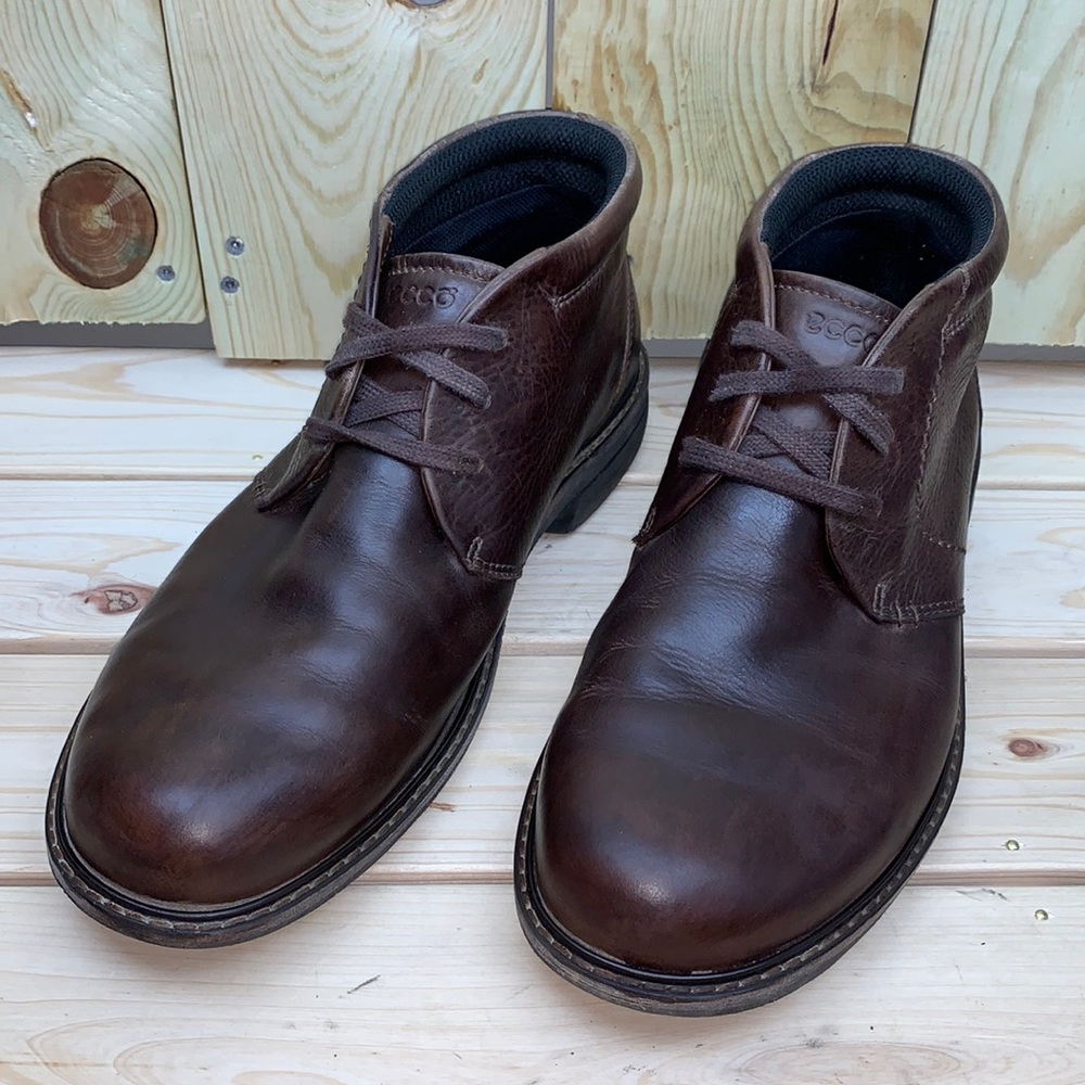 Ecco Men’s Size 46 EU (US 12) Brown Chukka Boot